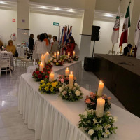 Ceremonia de Velas realizada por la Federación del Estado de México.