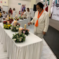 Ceremonia de Velas realizada por la Federación del Estado de México.