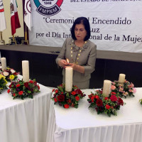 Ceremonia de Velas realizada por la Federación del Estado de México.