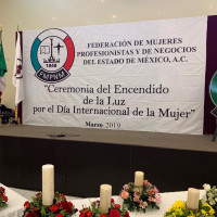 Ceremonia de Velas realizada por la Federación del Estado de México.