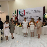 Ceremonia de Velas realizada por la Federación del Estado de México.