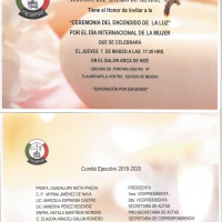 Ceremonia de Velas realizada por la Federación del Estado de México.