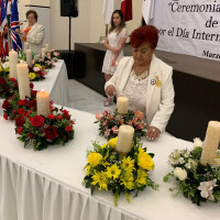 Ceremonia de Velas realizada por la Federación del Estado de México.