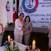 Ceremonia de Velas realizada por la Federación del Estado de México.