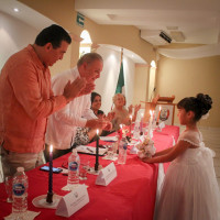 Ceremonia de Velas y cambio de mesa directiva del Club La Paz en Baja California Sur.