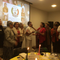 Ceremonia de Velas y Toma de Protesta del Comité Ejecutivo Club La Paz.