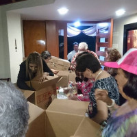 Club Naucalpan trabajando en apoyo a los afectados por el terremoto.