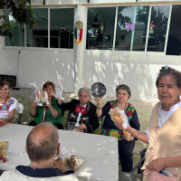 Club Santa Fe visita La Casa de día Olmos