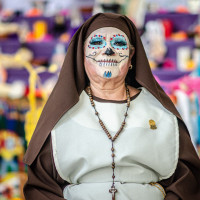 Con éxito se llevó a cabo el Tradicional Concurso de Catrinas