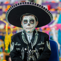 Con éxito se llevó a cabo el Tradicional Concurso de Catrinas