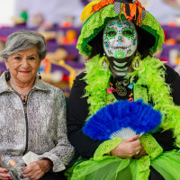 Con éxito se llevó a cabo el Tradicional Concurso de Catrinas