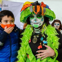 Con éxito se llevó a cabo el Tradicional Concurso de Catrinas