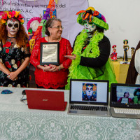 Con éxito se llevó a cabo el Tradicional Concurso de Catrinas