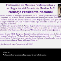 Con éxito se llevó a cabo el XXX Congreso Híbrido de la Federación del Estado de México, A. C.