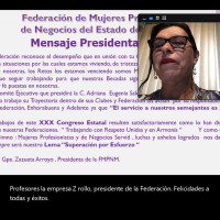 Con éxito se llevó a cabo el XXX Congreso Híbrido de la Federación del Estado de México, A. C.