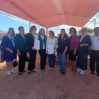 Histórico: Entrega oficial de terreno a Mujeres Profesionistas y de Negocios de San Luis R. C., Sonora A. C.