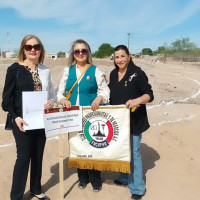 Histórico: Entrega oficial de terreno a Mujeres Profesionistas y de Negocios de San Luis R. C., Sonora A. C.