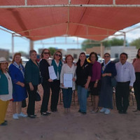 Histórico: Entrega oficial de terreno a Mujeres Profesionistas y de Negocios de San Luis R. C., Sonora A. C.