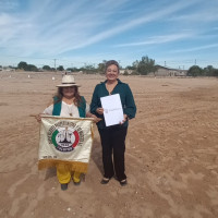 Histórico: Entrega oficial de terreno a Mujeres Profesionistas y de Negocios de San Luis R. C., Sonora A. C.