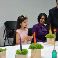 Tradicional encendido de velas en Puerto Peñasco