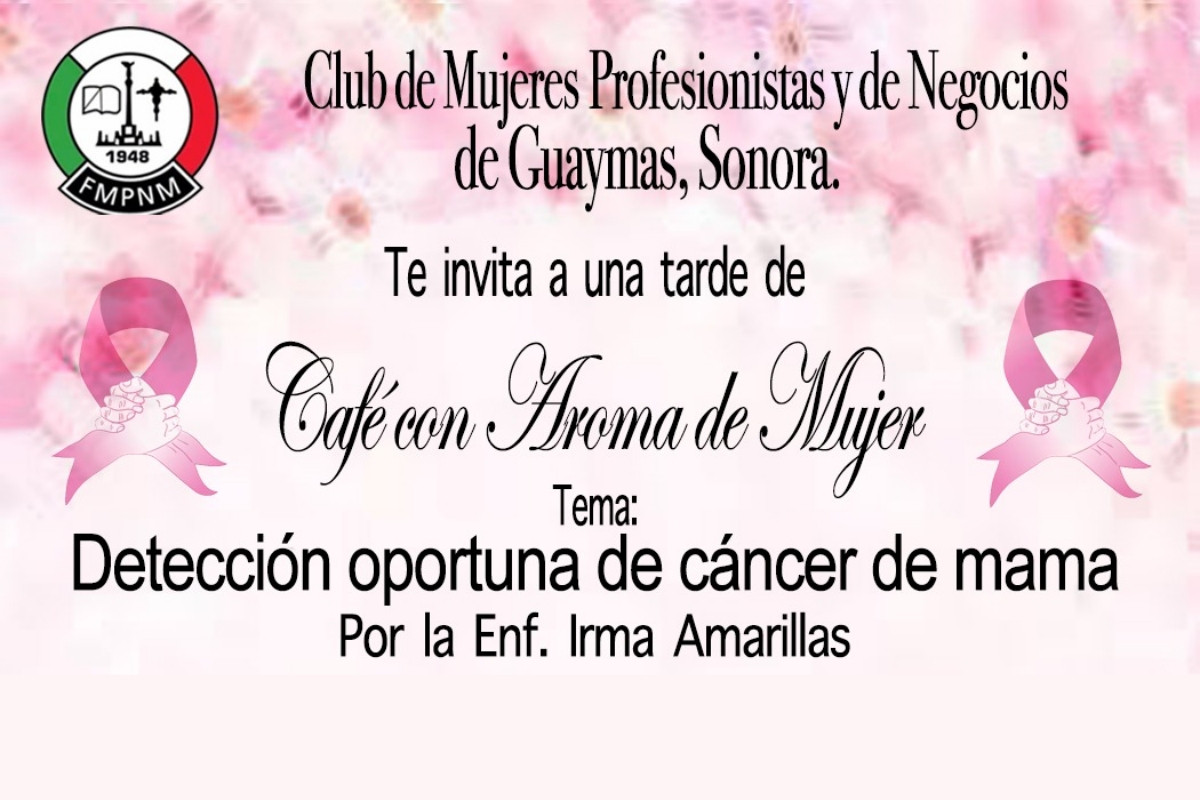 Café con aroma de mujer: Detección oportuna de cáncer de mama