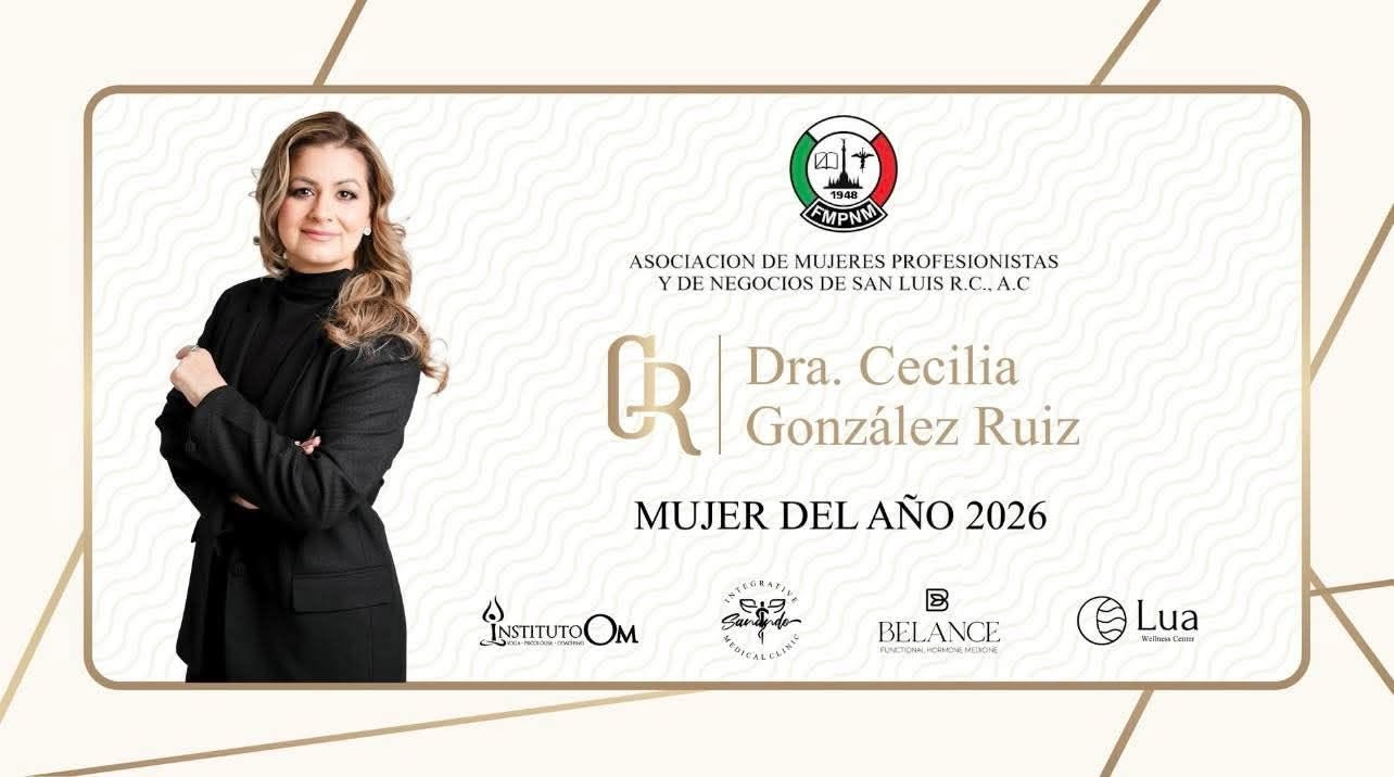 Dra. Cecilia González Ruiz Mujer del Año 2026 San Luis R.C.